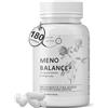 Nature spring Meno Balance Complex - 180 Capsule Menopausa Alta Dose - Formula Vegetale con Igname Selvatico, Trifoglio Rosso e Valeriana con Ferro, Vitamine B6, B12 e Acido Folico - Integratore Menopausa Testato