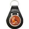 Family-crests Portachiavi In Pelle Di Jeanette Pin-Up Girl