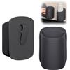 Vyranut Portabicchieri Auto Clip-On 2 Pezzi - Portabevande/Portabottiglie da Portiera e Sedile Posteriore in Pelle PU con Clip in Metallo, Anti-Graffio, Organizer Multiuso e Mini Cestino, Nero