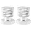 Briny River 2 dadi di montaggio per viti per sella, 1/4-20, compatibili con Harleys Davidson