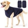 BT Bear Cappotto invernale per cani, in morbido pile caldo, per cani di taglia media e grande, blu, L