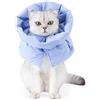 DONGKER Collare Protettivo per Gatti,Collari Elisabettiano per Gatto Collo Regolabile per Animali per Prevenire Ferite da Leccamento