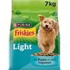 FRISKIES Crocchette Cane Light Adulto Pollo Verdure Crocchette Alleggerite di Pollo per Cane in sovrappeso 7KG