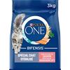 Purina One - Crocchette speciali per gatti adulti sterilizzati, 4 sacchi da 3kg