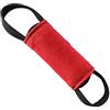 DINGO GEAR WWW.DINGOGEAR.COM 1977 Dingo Gear S02808 - Giocattolo a Forma di Cilindro per K9, IGP, lezioni di morso, Sport per Cani, Recupero, tiro alla Fune, Gioco, 2 Maniglie, Culla in Nylon Rossa, 15 x 6 cm