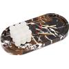 TABHOUKIT Vassoio Marmo Ovale Oro Nero 25 x 12 cm Vassoio Portaoggetti Bagno Moderno Decorazioni Svuotatasche Ingresso Organizzazione per Candele Profumi Cucina Tessuti Sapone Shampoo Cosmetici