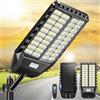 Adewalk 2600W Lampione Solare Led Esterno con Telecomando, IP66 Impermeabile Lampada Stradale Solare con Sensore di Movimento, 6500K Super Bright Lampioni da Giardino Esterno Solari per Garage Strada