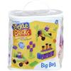 Stickle Bricks Big Bag - Pietre da costruzione per bambini da inserire e impilare in forme e colori colorati - Gioco creativo con divertimento STEM - Borsa inclusa
