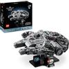 LEGO Star Wars 75375 Millennium Falcon - Set da Costruire con Astronave da Collezione per Adulti - Include Espositore e Targhetta - Decorazione da Scrivania - Regalo per i Fan di Una Nuova Speranza