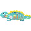 FANTASK Montessori Busy Board 11 in 1 con Blocchi di xilofono Abaco per la promozione precoce, Giocattolo educativo per Le abilità motorie Fini, Sviluppo per Bambini a Partire da 1 Anno (Verde)