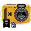 Kodak PIXPRO WPZ2 16MP fotocamera digitale compatta gialla nuova dal Giappone