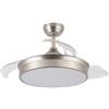 Brightium Ventilatore DC 48 W 4800 lm 3 pale, 6 velocità, 3000-4000-6000 K, telecomando, timer e memoria, ideale per climatizzare gli spazi.