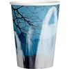 amscan 9916707-66 - 8 bicchieri di carta Haunted Forest, 250 ml, multicolore