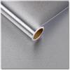 CRE8TIVE Pellicola adesiva metallizzata argento, autoadesiva, resistente al calore, per mobili, cucina, impermeabile, per retro cucina, lamina metallica, lavastoviglie, piano di lavoro, armadio, 30 x