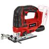 Einhell Seghetto a batteria TC-ST 18 Li-Solo (Li-Ion, 18 V, 20 mm, taglio obliquo max. 45°, funzione di sollevamento pendolare, registrazione lama senza attrezzi, senza batteria e caricatore)
