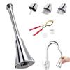 gexuamz Prolunga Rubinetto Cucina, 3 Modalità Doccetta per Lavandino, 360° Girevole Aeratore Rubinetto, 19cm Rompigetto Rubinetto Antiesplosione e Antiruggine per Kitchen Bathroom di Lavello
