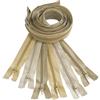 Aerzetix - Set di 6 Cerniere Lampo a Spirale separabili da 80 cm N°5 con cursore - Metallo Nylon Poliestere - Cucitura e Riparazione creazioni Tessili - tonalità Beige Chiaro