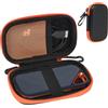 APXEL Custodia Rigida, Custodia per Hard Disk Esterno, Portatile per Ssd Esterno Case Sandisk Extreme Pro/Sandisk Extreme, Cover Protettiva per Il Trasporto E La Conservazione(Arancione-Nero)