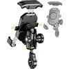 iMESTOU Supporto del Telefono del Motociclo, Supporto del Cellulare Della Bici Supporti Mobili del Manubrio con 1 Adattatore Della Palla Rotazione 360° Universale per 3.5-7.0 Smartphone