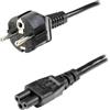 prometeo electronics Cavo Alimentazione Notebook 1,5m IEC C5 Trifoglio (Mickey Mouse) - Spina Schuko 16A 250V IMQ | Cavo PC Portatile Laptop, Monitor, Stampante, Proiettore Prometeo Electronics