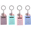 ASHATA Mini Calcolatrice, 8 cifre Calcolatrice Tascabile Calcolatrice Portatile, calcolatrice a Pile Calcolatrice Tascabile con Portachiavi per Bambini, Amici, colleghi 4 Colori(Blu)