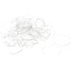 sourcing map Confezione da 1000 elastici in gomma trasparente, 25 mm x 1 mm, per casa e ufficio
