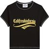 Juicy Couture Califreakinfornia T-Shirt, Nero, L Donna