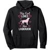Labrador Dog Gift Ideas By Tee-Tastic Labrador Dog Pretty Gift for Women Girls Funny Quote Saying Felpa con Cappuccio