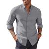 PJ PAUL JONES - Camicia da uomo a manica lunga button down in oxford con taschino, bianco, XL