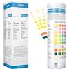 HIXO 100 strisce di urina 100x 10 in 1 strisce reattive autotest con 10 indicatori Test di salute Strips per l'analisi delle urine infezione del tratto urinario, chetosi, diabete, glucosio, pH, proteine