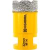 HIGHDRIL Punta per Trapano Diamantata - 32mm con Filettatura M14 Foratura Secco per Piastrelle Porcellana Ceramica Granito Marmo Muratura Mattoni per Smerigliatrici Angolari