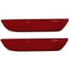 ATU Riflettore paraurti posteriore coppia sinistra e destra, compatibile con Clio MK4 2012-2019 OE 265659650R, 265605789R