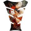 Tankpad Moto Anime Kitsune Spirito Volpe Misterioso Design Giapponese 3D Gel Adesivo X509664VA