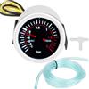 BOROCO Manometro Turbo Auto, Manometro Pressione Turbo Digitale LED Universale 2 Pollici per Boost Motore Indicatore Prestazioni Motore Alta Precisione