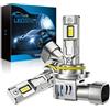 Sycreek 9006 HB4 LED Lampadine,120W 30000 LM Lampadina Led Hb4 Auto 18V Bianco 6000K, kit fari 600% Super Bright Sostituzione Alogena