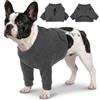CITÉTOILE Tuta di Recupero Cane Mezzo Corpo, Rabbocco Postoperatorio Anteriore, Maglia Medica Antilamido per Ferite e Suture, Protezione Gomito e Ginocchio, Alternativa al Collare Elisabettiano