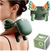 71Nmly Massaggiatore Schiena e Collo, Massaggiatore Cervicale, scaldacollo, Massaggio Cervicale, 3 Niveles de Masaje y 2 Niveles de Calor, Inalámbrico Recargable USB, Ideal para Casa, Oficina y Viaje