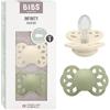 BIBS Infinity Ciuccio, 0-6 mesi, confezione da 2, Ivory/Sage
