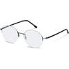 Rodenstock METAL OPT FRAME Rodenstock - MAT: Metal_C: dark grey, black D: 140x19 / Unisex Cura della persona e salute