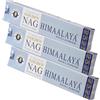 NKlaus 3X Golden Nag Himalaya bastoncini di incenso 45g - Räucherwerk fatto a mano con chiaro profumo vegetale - Qualità Masala per meditazione e consapevolezza