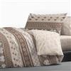 Riad Arredo Set Copripiumino 100% Cotone Morbido Mano Delicata - Parure Sacco Piumino con Federe Made in Italy (Tirolese Beige,Piazza E Mezzo 200x250 cm + 1 Federa 52x82)