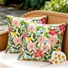 Aisybaklyn Cuscini per Divano 40x40 Impermeabili Verde Copricuscini all'Aperto Cuscini da Esterno Lino Cuscino da Divano Fodera Sofá,Balcone,Matrimonio,Patio,Caffè Primavera Estate Federe Set di 2