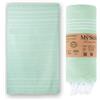 MyStilo Asciugamano per hammam in 100% cotone riciclato, sostenibile e naturale, asciugamano da sauna, telo doccia, asciugamano da bagno, asciugamano da yoga, petrolio, 100 x 200 cm, sultano (verde