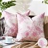 Aisybaklyn Federe Cuscini per Divano 45x45 cm Impermeabili Fodera Cuscino 2 Pezzi, Copri Cuscini Khaki Stampa Cuscini da Esterno, Decorazioni Casa per Giardino Balcone Soggiorno da Camera