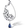 Santuzza Ciondolo a forma di pantera, in argento Sterling 925, leopardo, da donna, Spinello