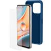 SPC Discovery 3 Pro Protection Pack - Custodia in silicone blu con interno microfibra + 2 pellicole protettive per SPC Discovery 3 Pro (6,7) con finitura morbida, extra resistente e semi-flessibile