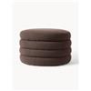 Westwing Collection Pouf XL imbottito in bouclé con vano contenitore Alto