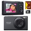 WOLFANG Fotocamera digitale, fotocamera per bambini da 2,7K, fotocamera compatta da 50MP, videocamera con zoom digitale 16x, zoom e scatto automatico, regalo per ragazzi