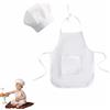 TFSYLISA Set di 2 Pezzi Costume da Cuoco per Neonati, Costume da Chef Bambino per Fotografie, Cappello e Grembiule per Bambini da 6 a 24 Mesi