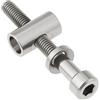 VGOL Vite di fissaggio in lega di titanio per bicicletta, M5 x 40 mm, adatta per la maggior parte delle biciclette